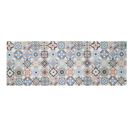 Passadeira P/Cozinha Estampado Azulejos Coloridos 0300723030