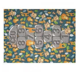 Tapete Brisa Inf. Amarelinha Floresta 1,00mx1,30m 4031briflo