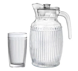JG FULL FIT PARA REFRESCO 7 PÇS BRIGITE EM VIDRO 26560