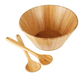 Conjunto Saladeira Mor Bamboo 3 Peças