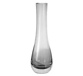 Murano Vaso L'Hermitage Em Vidro Cor Fume
