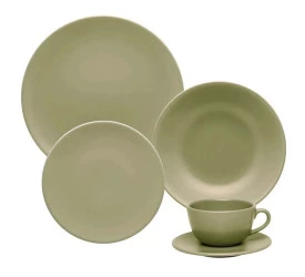 Aparelho De Jantar/Chá Oxford Oliva 20 Peças 