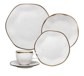 Aparelho De Jantar/Chá Oxford Maresia 30 Peças