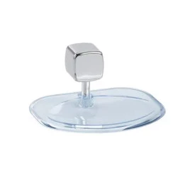 Saboneteira Expambox Eco Transparente/Cromada 337414