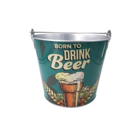 Balde De Cerveja Dynasty Beer Zone Em Metal 5L