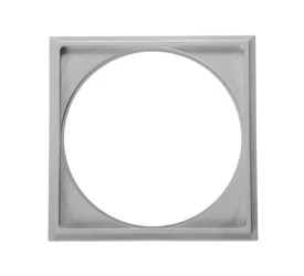 Porta Grelha Astra Quadrada Cinza 9,4X9,4Cm