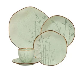 Aparelho De Jantar/Chá Oxford Bambu 30 Peças 