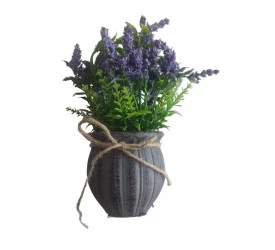 Arranjo Yangzi Artificial Vaso Cerâmica Lavanda Sortido 