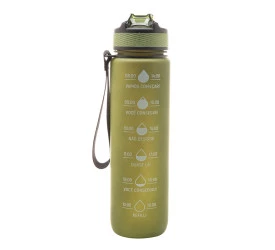 Garrafa Lyor Para Água Em Policarbonato Verde 1L