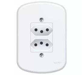 2 Tomadas Fame 2P+T 20A/250V Distanciadas Blanc 1354