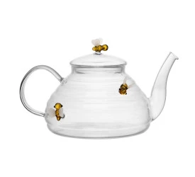 Chaleira Lyor de Vidro C/ Filtro Lovely Bee 650ml 220846 
