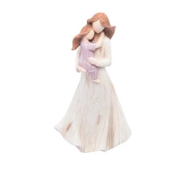 Figura Decorativa Wolff Mae e Filha de Resina 61600