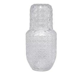 Moringa de vidro wolff com copo trelica 500ml/145ml