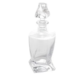 Garrafa Wolff para Whisky de Cristal Tortile 750ml