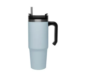 Caneca Wolff Térmica C/ Canudo Azul 890ml 