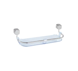 Porta Shampoo Expambox Eco Transparente Cromado 337416