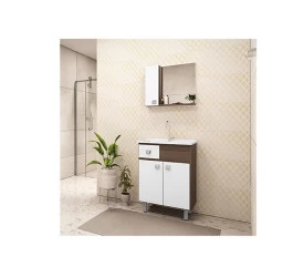 Conjunto Gaam Essenza 600 Com Pé Tinto Branco