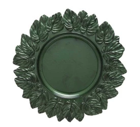 SOUSPLAT COPA E CIA LEAF OLIVE ANTIQUE