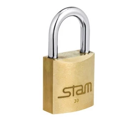 Cadeado Stam 30mm Zamac Latonado