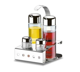 Galheteiro de Inox Brinox 5 Peças Parma 1560100
