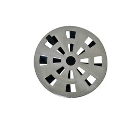 Grelha Astra Giratória 15 cm com Anti-inseto Cromada Grb8