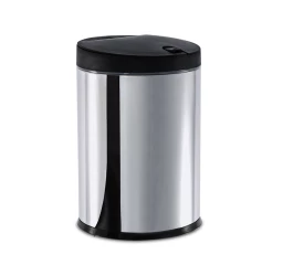 LIXEIRA BRINOX PRESS INOX C/TP PP PRETA 4LTS 3050/252