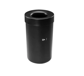 LIXEIRA COM ARO COZA 9L PRETO 10944/0008