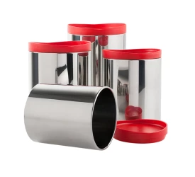 Conjunto de Potes para Mantimentos Brinox 4 Peças 2117151