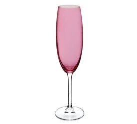 Jogo de Taças 6 Un Champanhe Cristal Gastro Violeta 220ml