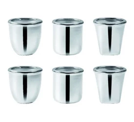 Kit Cachepô em Cerâmica Mart Prata 7873