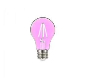 Lâmpada de Led Filamento Taschibra Color Rosa A60 8665