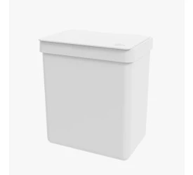 LIXEIRA SINGLE COZA 2,5L BRANCO 17009/0007