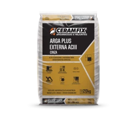 Argamassa Colante Arga Plus Externa AC III Cinza Ceramfix 20kg