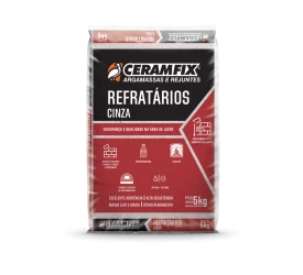 Argamassa Ceramfix Refratários Cinza 5 kg