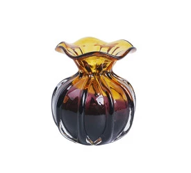 MURANO FULL FIT TROUXINHA BICOLOR AMETISTA EM VIDRO 26251