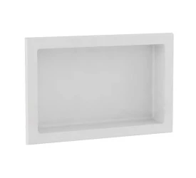 Nicho Thin Retangular de Embutir 58x38 cm Branco Gaam 090.20