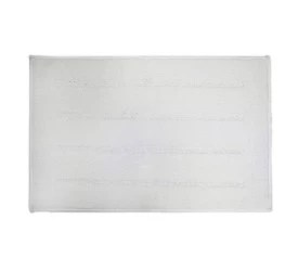 Tapete Ônix Branco 45x70cm Kapazi 00txt004