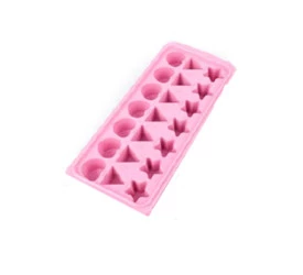 Forma para Gelo de Plástico Madalozzo Rosa Fge12