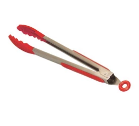 PEGADOR SALADA INOX C/ SILICONE MIMO STYLE 35CM SN11234 * VERMELHO