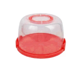 SUPORTE PARA BOLO IC C/ TAMPA E A LCA VERMELHO POB17