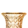 Vaso Angélica L'Hermitage Com Pé Cor Ambar Luster