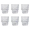Jogo De 6Copos Dynasty P/ Shot Skull Mug Em Vidro 50Ml
