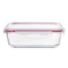 Pote Hermetico Dynasty Retangular Em Vidro Com Tampa 1040ml