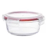 Pote Hermetico Dynasty Redondo Em Vidro Com Tampa 400ml