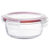 Pote Hermetico Dynasty Redondo Em Vidro Com Tampa 620ml