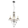 Lustre Avant Baronesa Vidro Transparente 3xe14