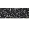 Passadeira de Cozinha Uzoo Pvc Estampado Bom Apetite 40x110