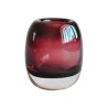 Vaso Murano L´hermitage Cor Vinho e Preto 10x11