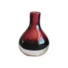 Vaso Murano L´hermitage Cor Vinho e Preto 10x13,5