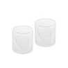 Conjunto 2 Copos P/cha Lyor Dupla Parede Vidro Skull 154ml